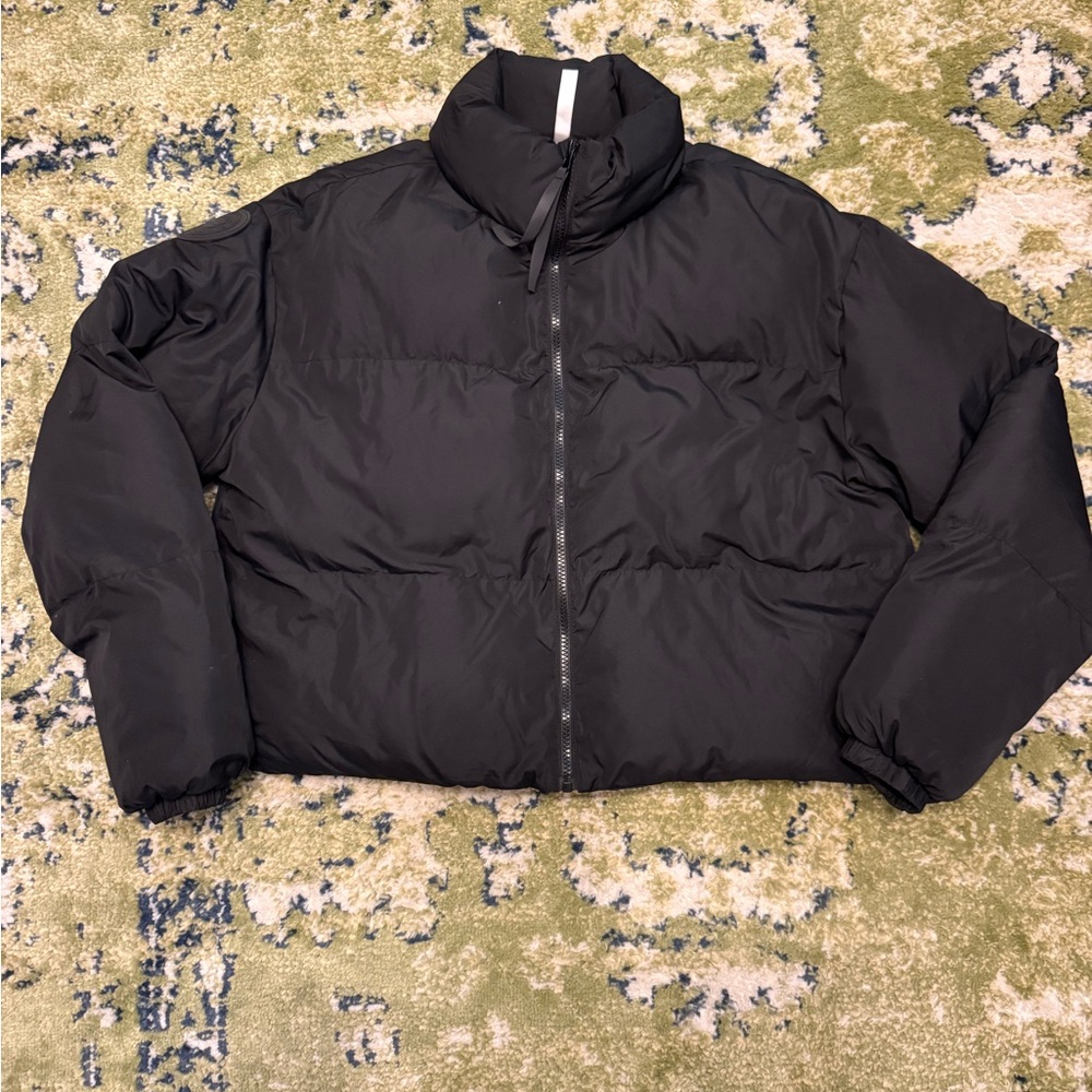 Fabletics Charcoal Puffer Jacket